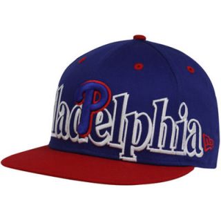 New Era Philadelphia Phillies Royal Blue Red Big City Punch 9FIFTY Snapback Adjustable Hat