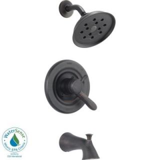 Delta Lahara 1 Handle H2Okinetic Tub and Shower Faucet Trim Kit in Venetian Bronze (Valve Not Included) T17438 RBH2O