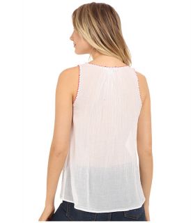 Lucky Brand Embroidered Bib Tank Top