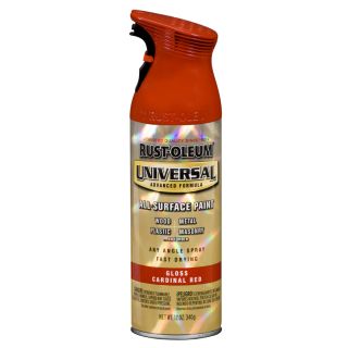 Rust Oleum Universal Cardinal Red/Gloss Rust Resistant Enamel Spray Paint (Actual Net Contents 12 oz)