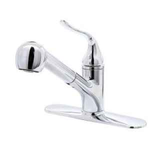 KOHLER Coralais Single Handle Pull Out Sprayer Kitchen Faucet with MasterClean Sprayface in Black K 15160 7