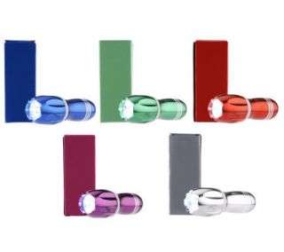 Set of 5 Super Bright LED Flashlights with Glow Ring and Gift Boxes —