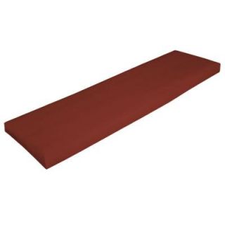 Arden Chili Red Solid Texture Bench Cushion DISCONTINUED WA01906B 9D1